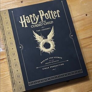 Scholastic Black and Gold Harry Potter Book